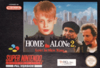 Home Alone 2 Lost In New York PAL Super Nintendo  box art